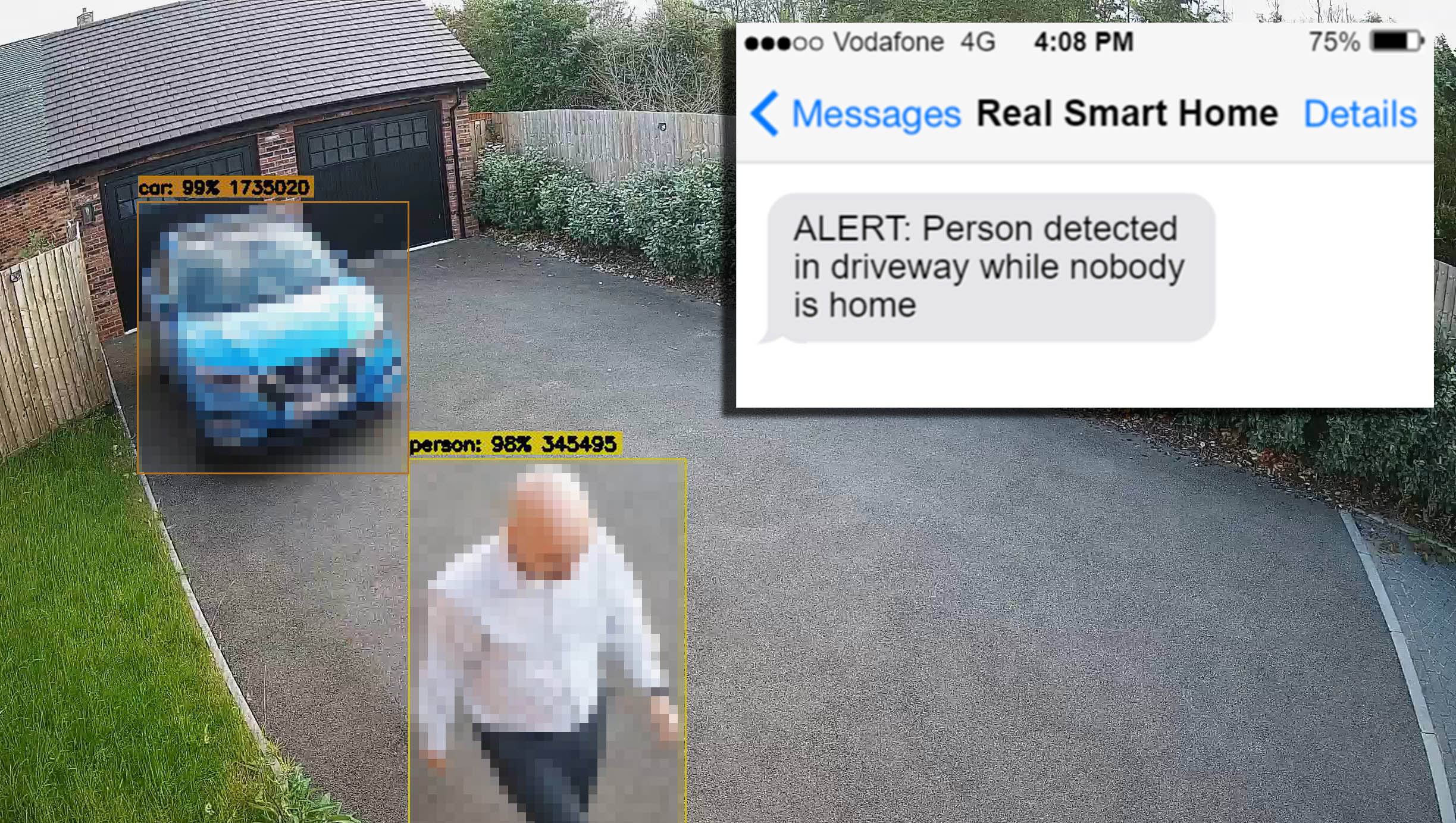 Smart Home Security - Person Detected